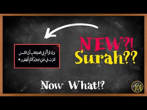 Someone Made a surah like the Quran!? Now What? | Arabic101